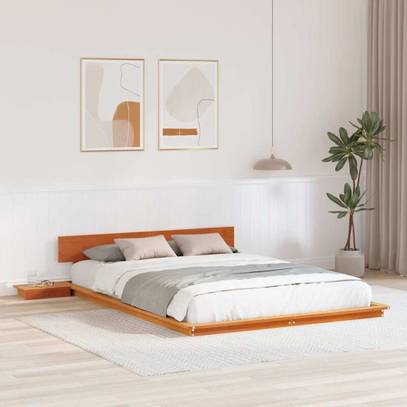 Cadre de lit Marron 160 x 200 cm bois