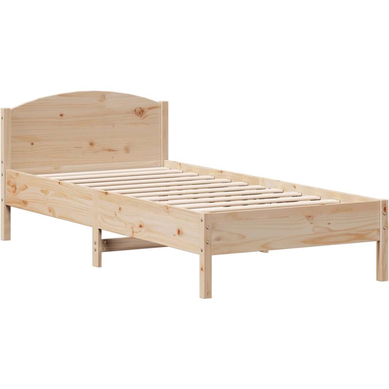 Vidaxl - Cadre de lit sans matelas 90x200 cm bois de pin massif