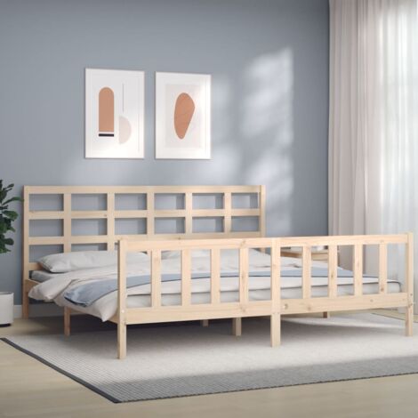 HOMN LIVING Tête de lit Mauro 200 cm, Imitation Bois, MDF avec imprimé –  Shop Planète Déco