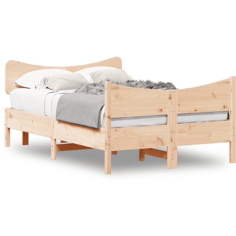 Vidaxl - Cadre de lit sans matelas 120x200 cm bois de pin massif