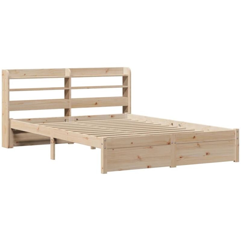 Vidaxl - Cadre de lit avec tête de lit sans matelas 160x200 cm