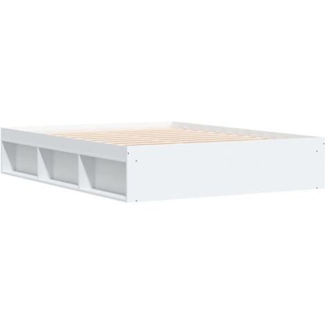 Cadre de lit blanc 140x200
