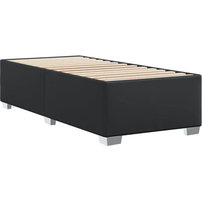 Vidaxl - Cadre de lit sans matelas noir 90x190 cm similicuir