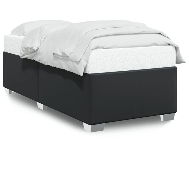 Cadre de lit Noir 80x200 cm Similicuir - Vidaxl