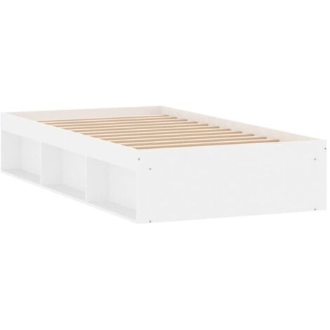 Cadre de lit blanc 90x200