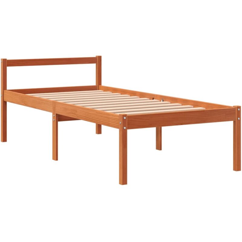 Vidaxl - Lit pour personne âgée sans matelas 75x190 cm bois pin massif