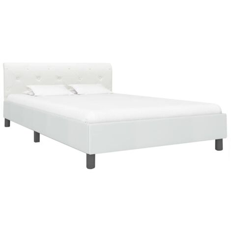 Cadre de Lit Similicuir Rembourré Adulte Multi-taille Multicolore