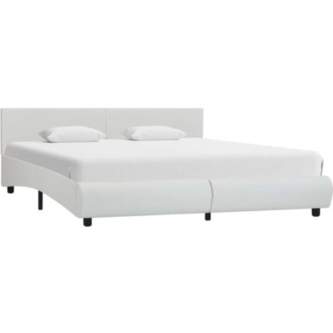 vidaXL Cadre de Lit Similicuir Rembourré Adulte Multicolore Multi-taille