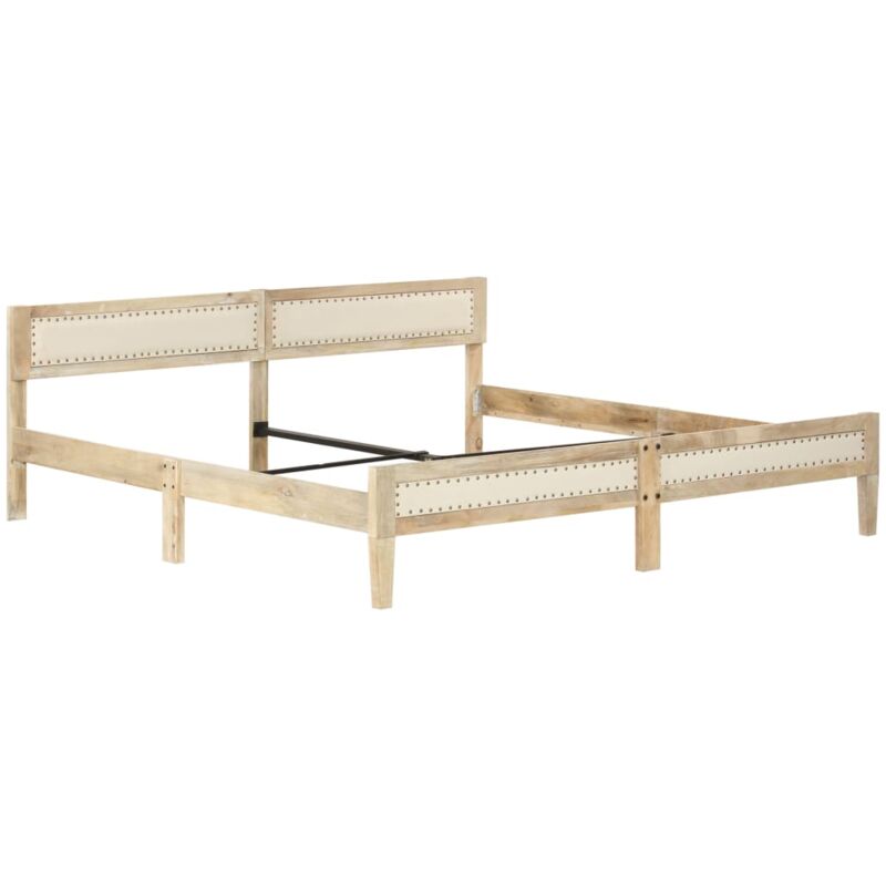 Cadre de lit Bois de manguier massif 200 cm - Vidaxl