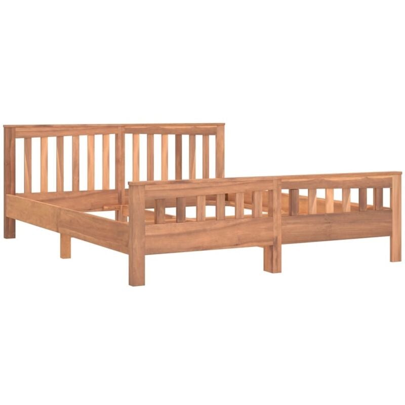 Vidaxl - Cadre de lit Bois de teck massif 160x200 cm