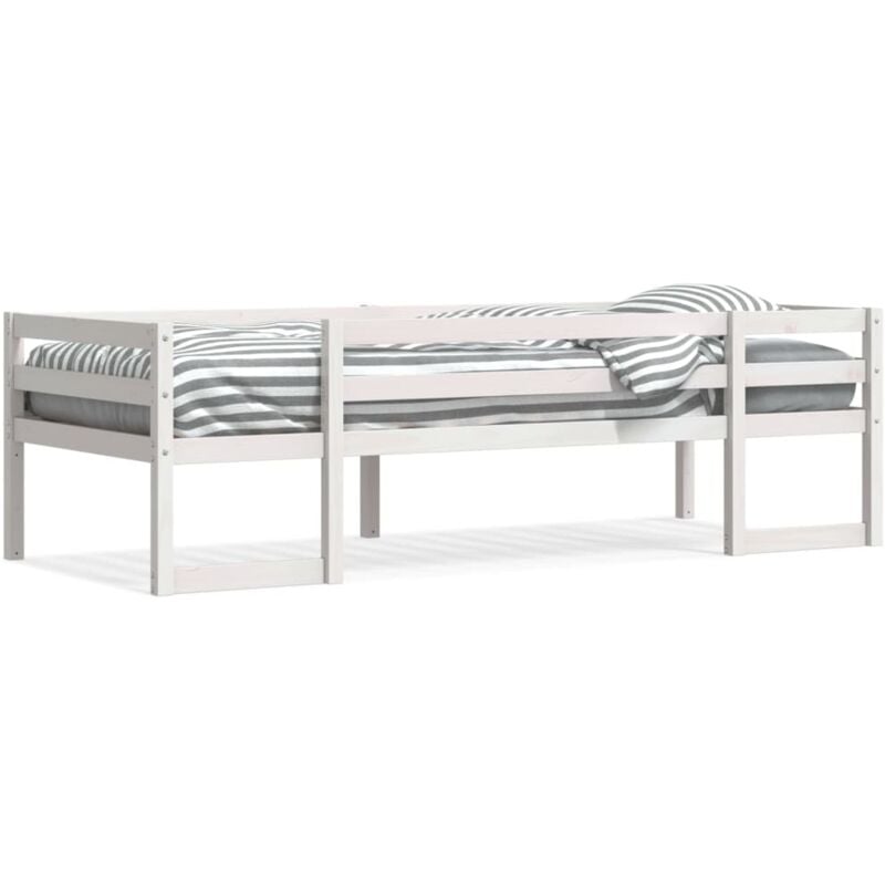 Vidaxl - Cadre de lit pour enfants blanc 90x190 cm bois de pin massif