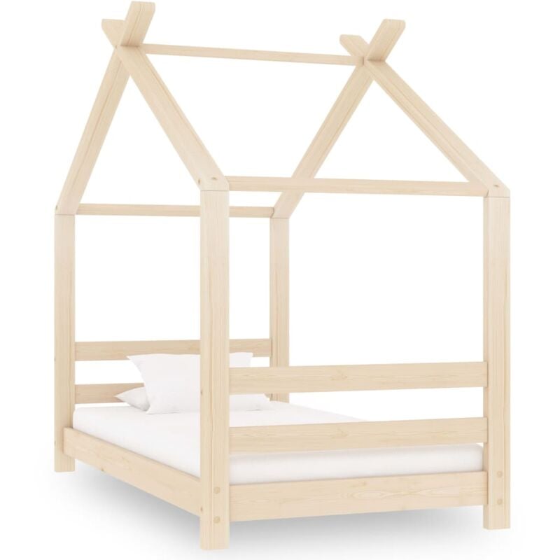 Vidaxl - Cadre de lit d'enfant Bois de pin massif 70x140 cm