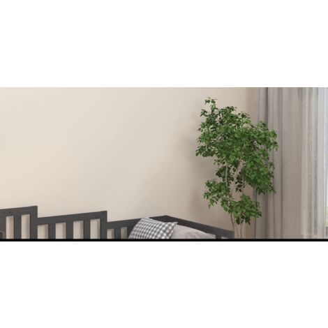 vidaXL Cadre de Lit Bois de Pin Massif Rembourré Multicolore Multi-taille