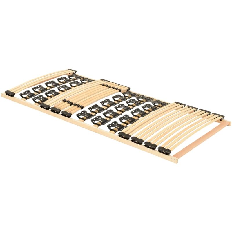 Cadre de lit avec 38 lattes 120x200 cm