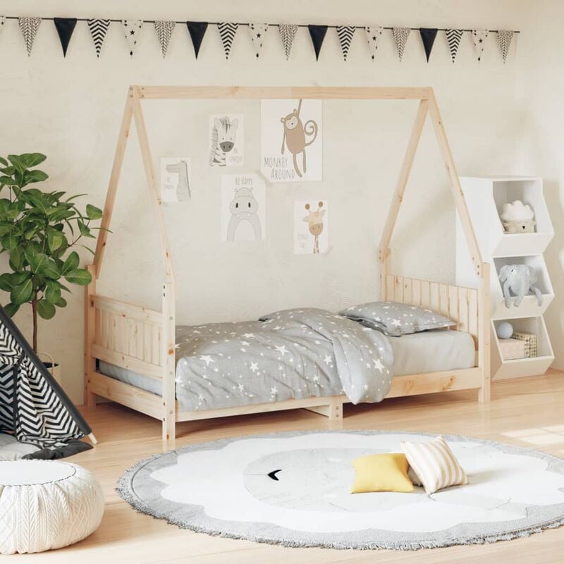 Vidaxl - Cadre de lit pour enfant 80x160 cm bois de pin massif