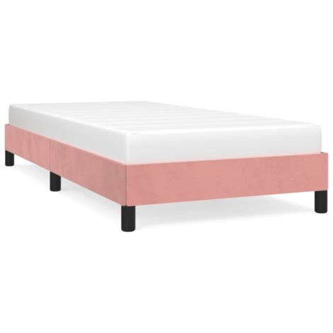 Cadre de lit Rose 90x190 Velours