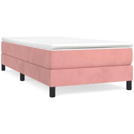 Cadre de lit Rose 90x190 Velours