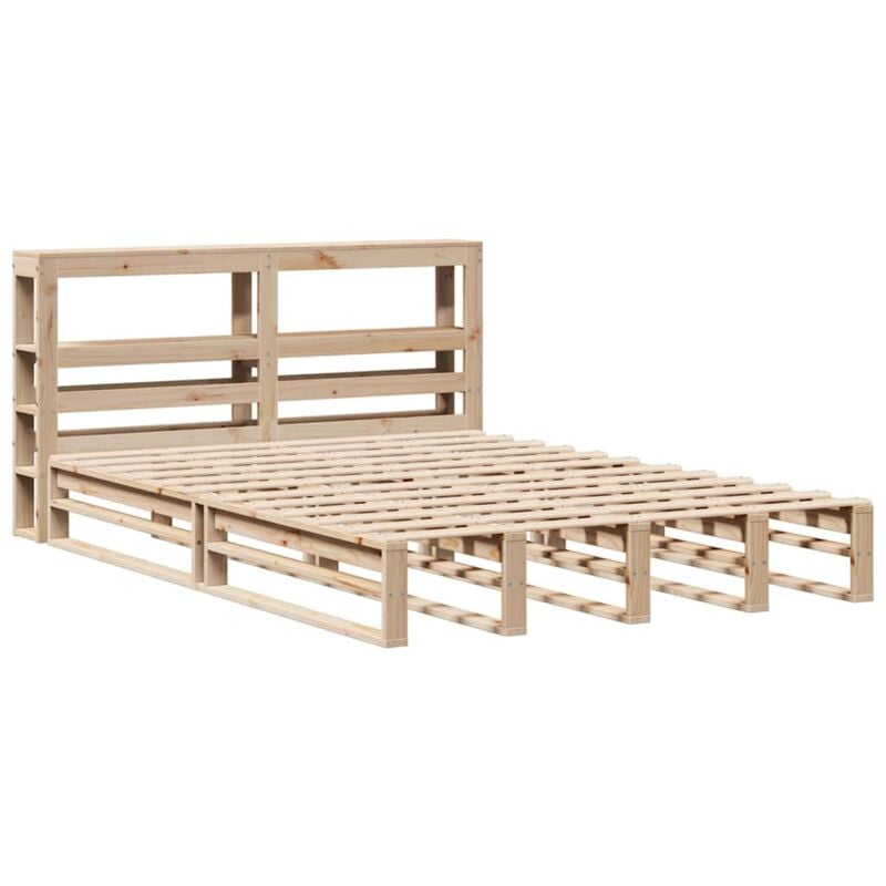 Vidaxl - Cadre de lit sans matelas 120x190 cm bois de pin massif