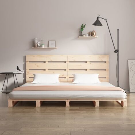 Cadre de lit sans matelas 140x190 cm bois de pin massif vidaXL