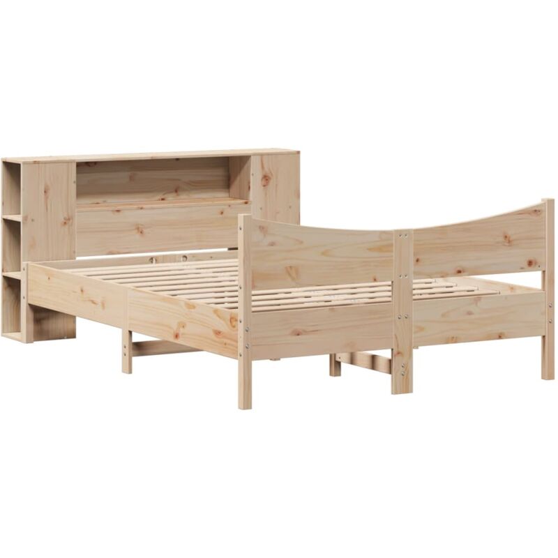 Vidaxl - Cadre de lit sans matelas 160x200 cm bois massif de pin