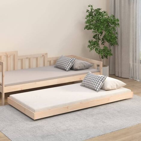 Cadre de lit sans matelas 90x190 cm bois de pin massif vidaXL