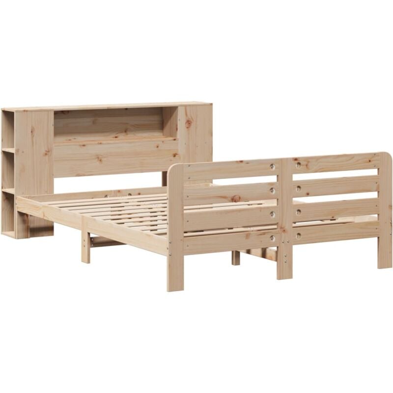 Vidaxl - Cadre de lit sans matelas 160x200 cm bois massif de pin