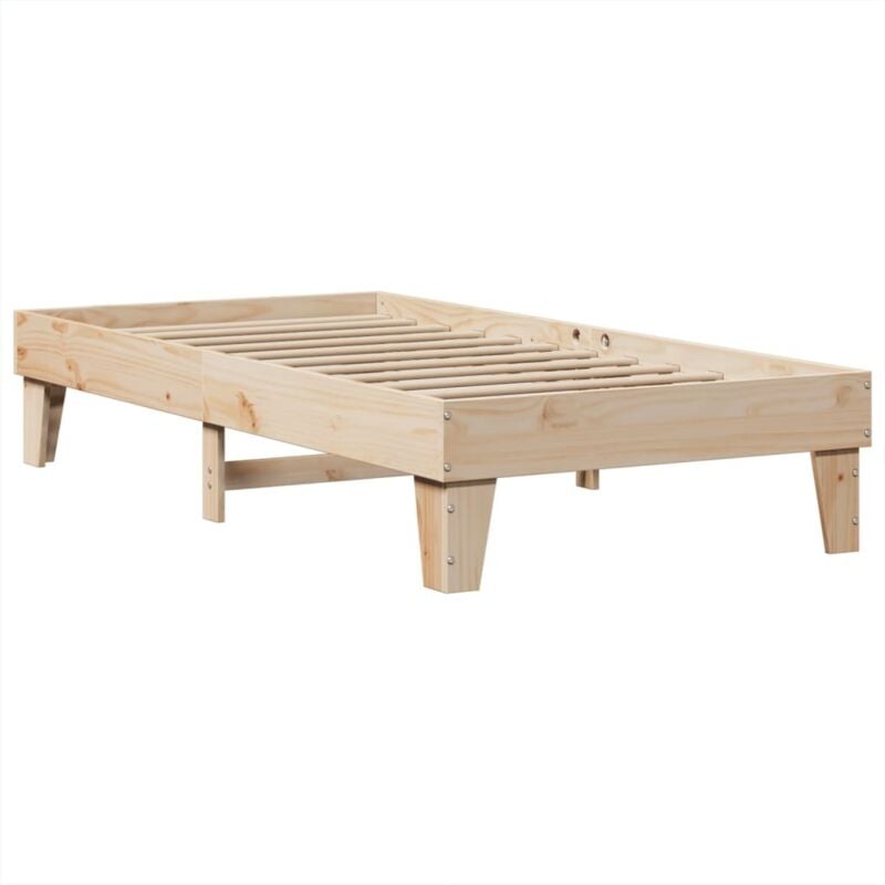 Vidaxl - Cadre de lit sans matelas 100x200 cm bois massif de pin