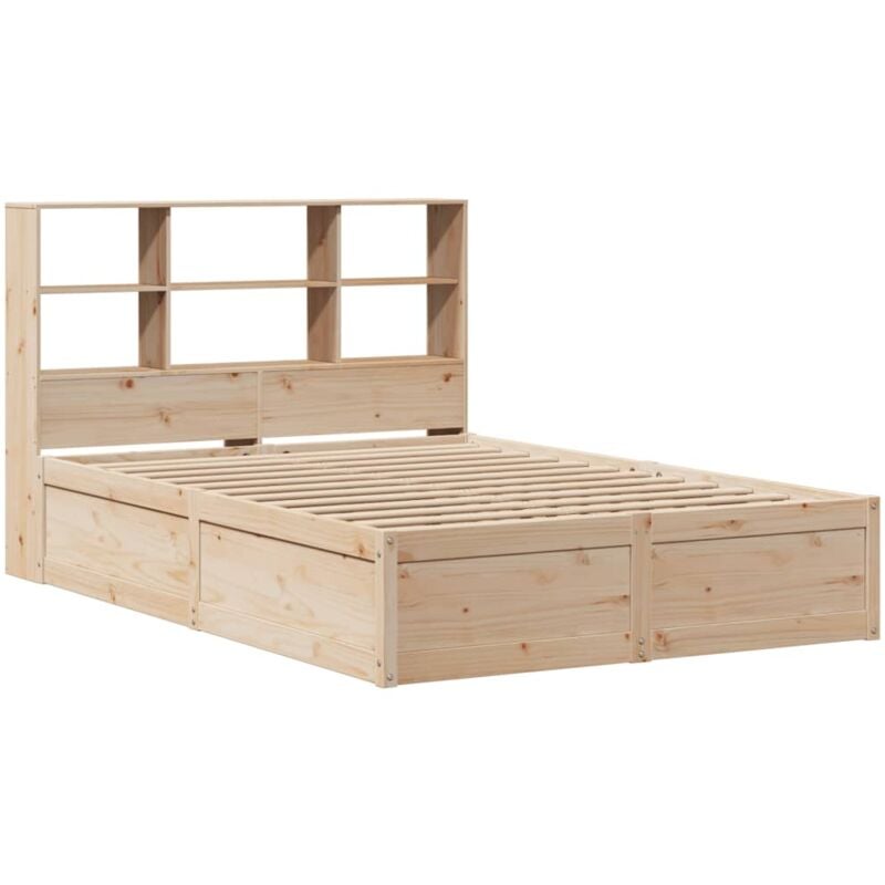 Vidaxl - Cadre de lit sans matelas 150x200 cm bois de pin massif