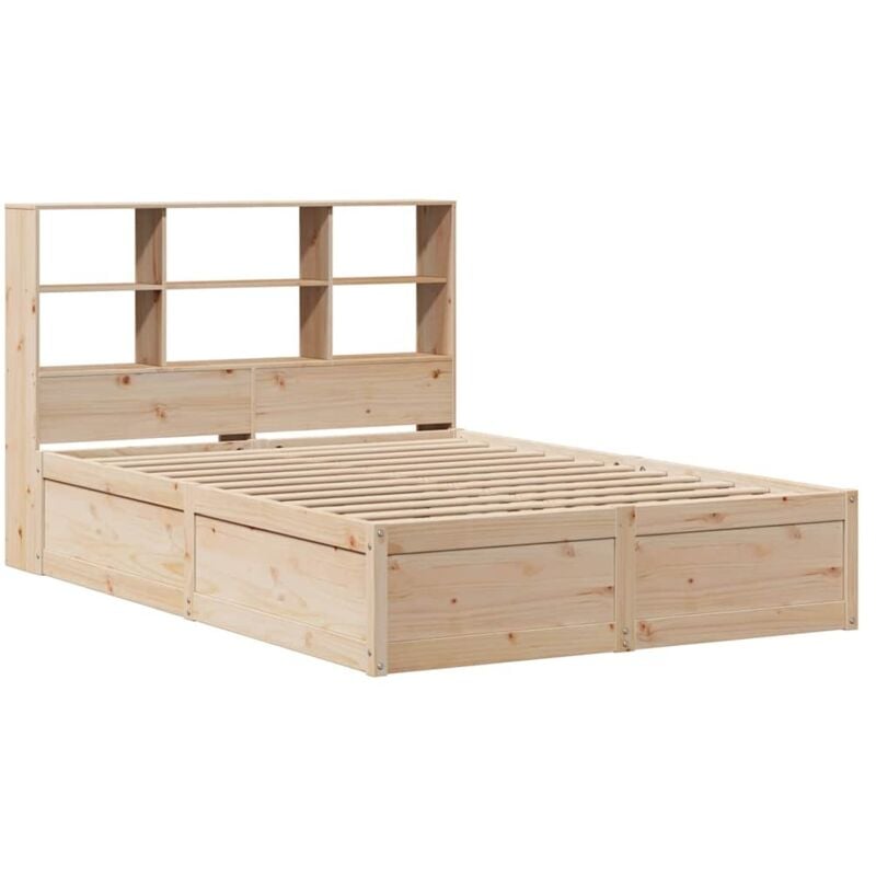 Vidaxl - Cadre de lit sans matelas 160x200 cm bois massif de pin