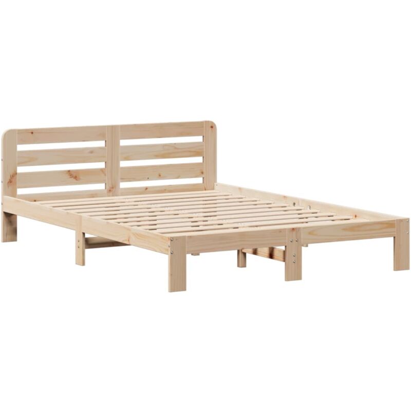 Vidaxl - Cadre de lit sans matelas 120x200 cm bois de pin massif