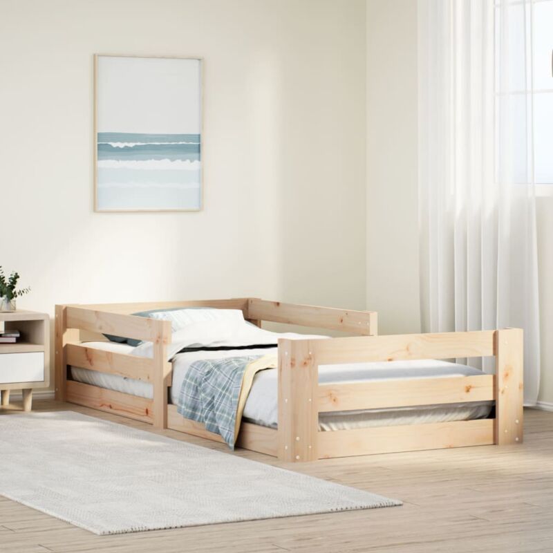 Vidaxl - Cadre de lit sans matelas 70x140 cm bois de pin massif