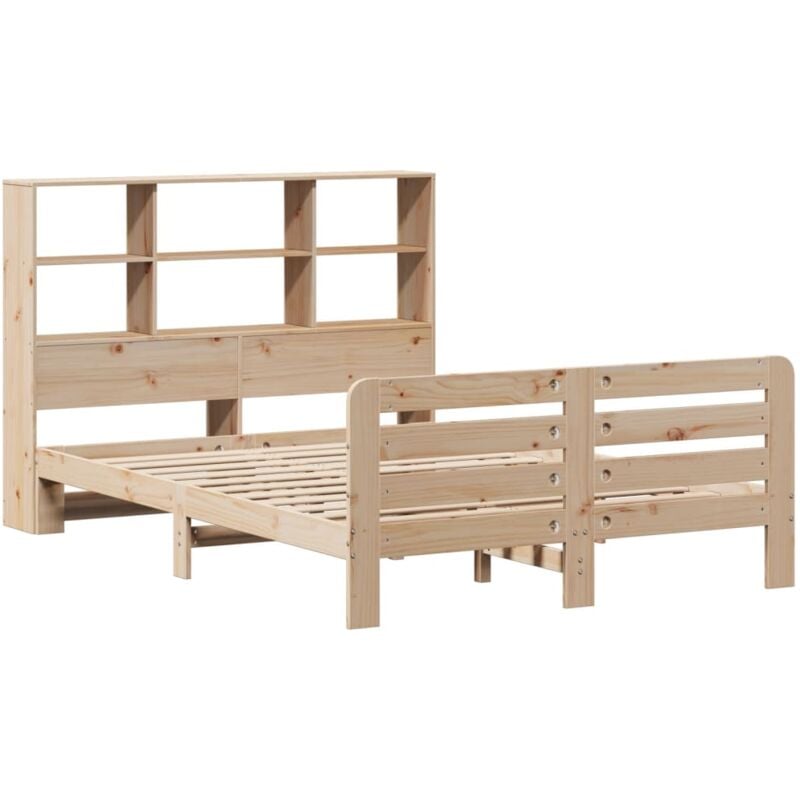 Vidaxl - Cadre de lit sans matelas 160x200 cm bois massif de pin