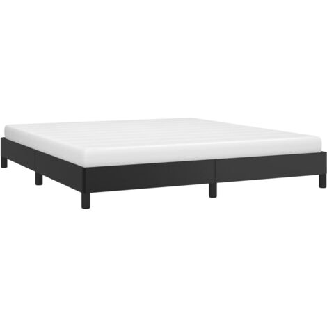 Cadre de lit sans matelas noir 160x200 cm similicuir vidaXL