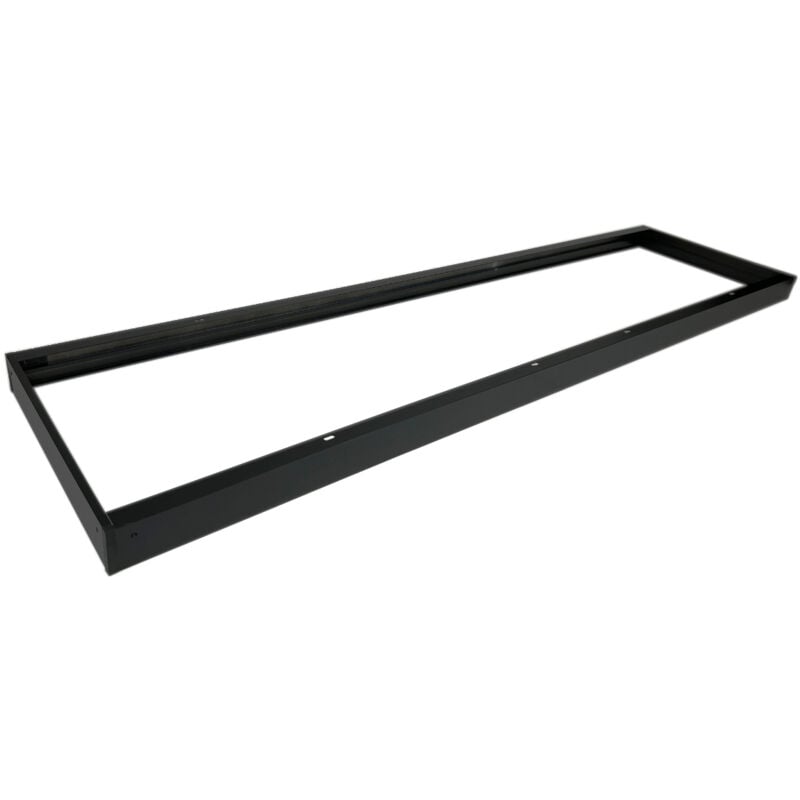 Cadre de montage en saillie pour panneaux LED 120x30 Noir