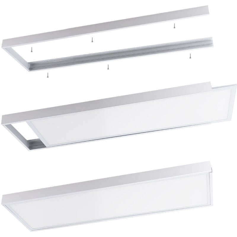 Cadre de Montage Monté En Surface Panneau led 120x60Cm