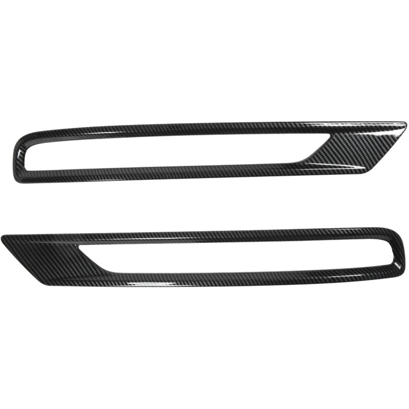 Cadre de phare antibrouillard arrière en Fiber de carbone, garniture de remplacement pour Mitsubishi Outlander 2023