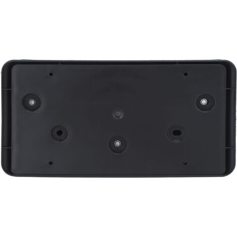 Cadre de plaque d'immatriculation avant résistant aux chocs 1588288 00 B de remplacement pour Tesla Model S 2016 à 2023.