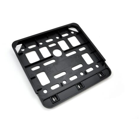 Cadre de plaque d'immatriculation noir pour scooter/cyclomoteur amio-01169