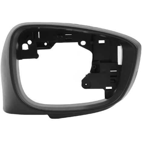 Cadre de protection de miroir latéral noir ABS pour Mazda CX‑3 2015‑2019 et CX‑5 2014‑2017 (version avec lumière) – Cadre décoratif et protecteur.
