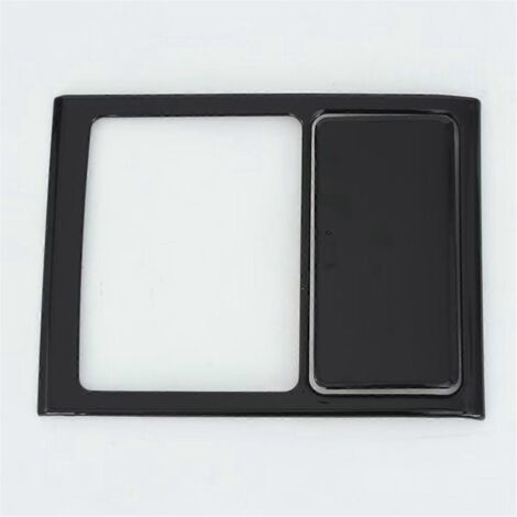 Cadre de protection pour plafonnier avant de voiture, noir brillant --