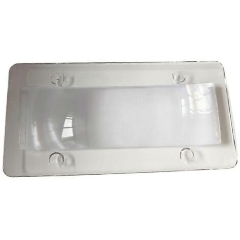 Cadre de protection transparent pour plaque d'immatriculation, style automobile, support de plaque d'immatriculation