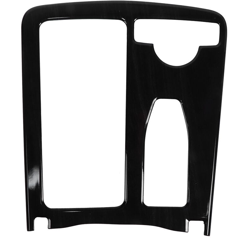ZY - Jeffergarden Cadre de support de verre de Console centrale adapté pour Mercedes Benz classe c W204 08-13 grain de bois noir conduite à droite