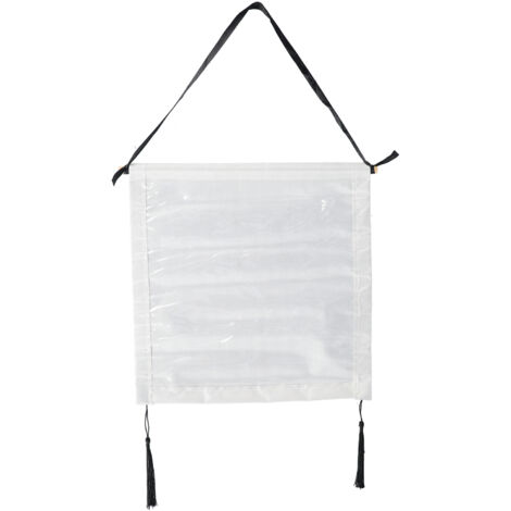 Cadre de Suspension 30x30 cm pour Peinture Strass, Kit Déco Murale à Accrocher Blanc