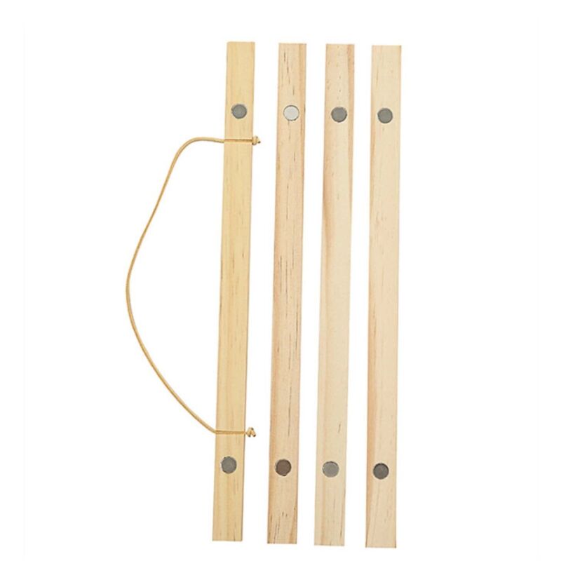 Cadre de suspension pour affiche magnétique - Cadre pour photo en bois Cadre pour photo Suspension de lumière en bois pour photo Picutre, toile,