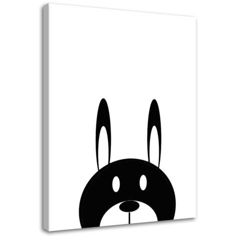Cadre déco Lapin animal 60x90