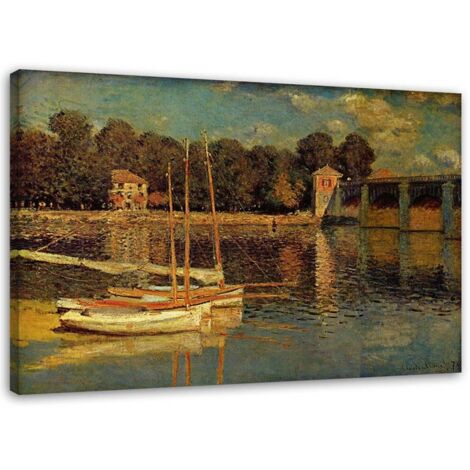 Cadre déco REPRODUCTION Pont près d'Argenteuil C.Monet 60x40