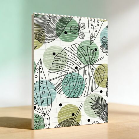 Cadre décoratif DIY en blocs de construction, cadeau romantique idéal