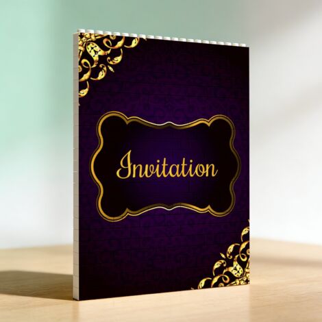Cadre décoratif en blocs créatif, cadeau pour la Saint‑Valentin et anniversaire