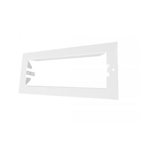 Cadre d'encastrement blanc boîtier ZETA (LUM10538)