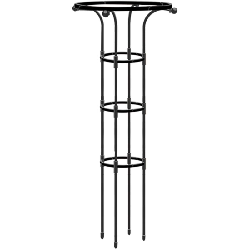 Cadre d'escalade de jardinage en forme de parapluie Support de fleurs Treillis pour plantes grimpantes